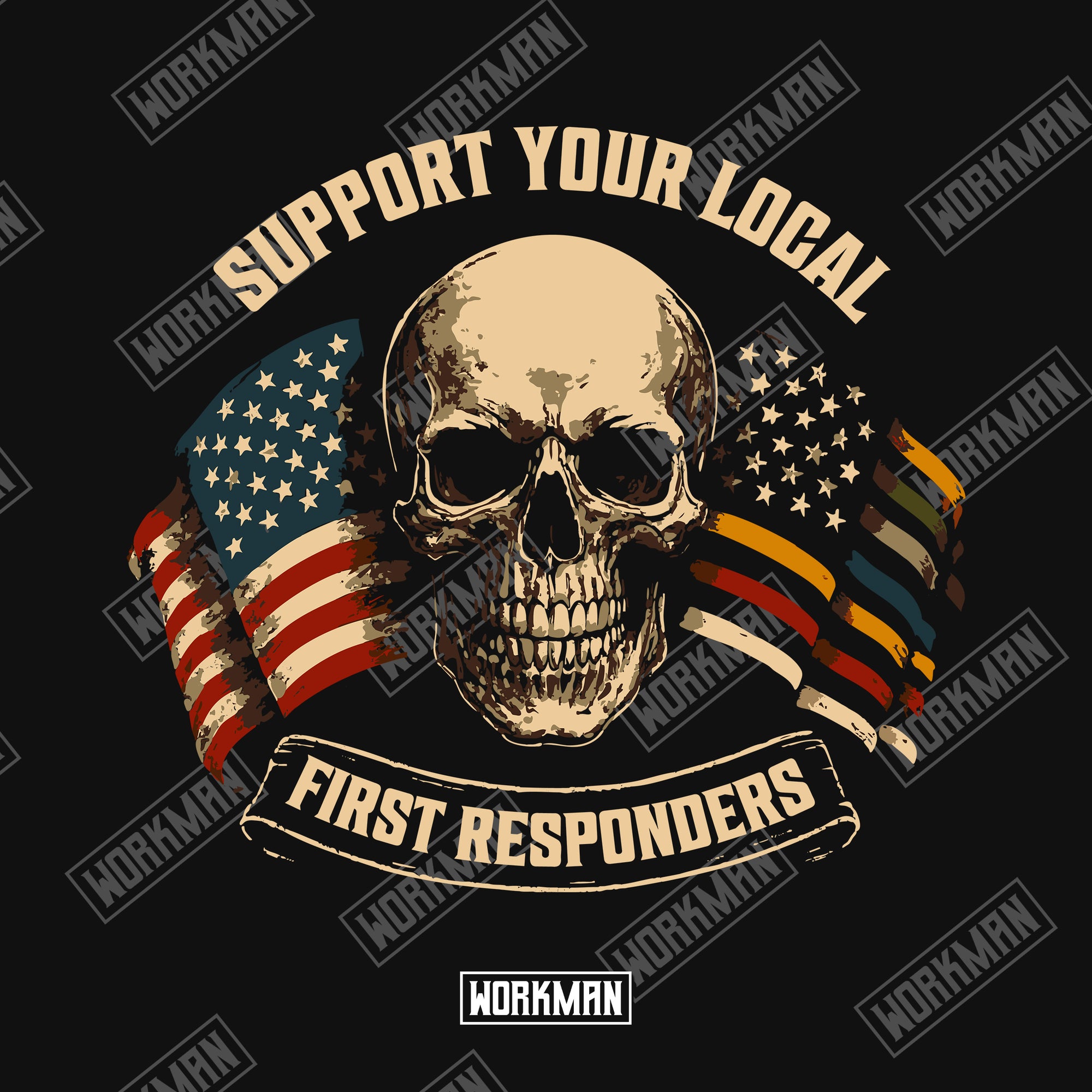 First Responder Flag - Tee