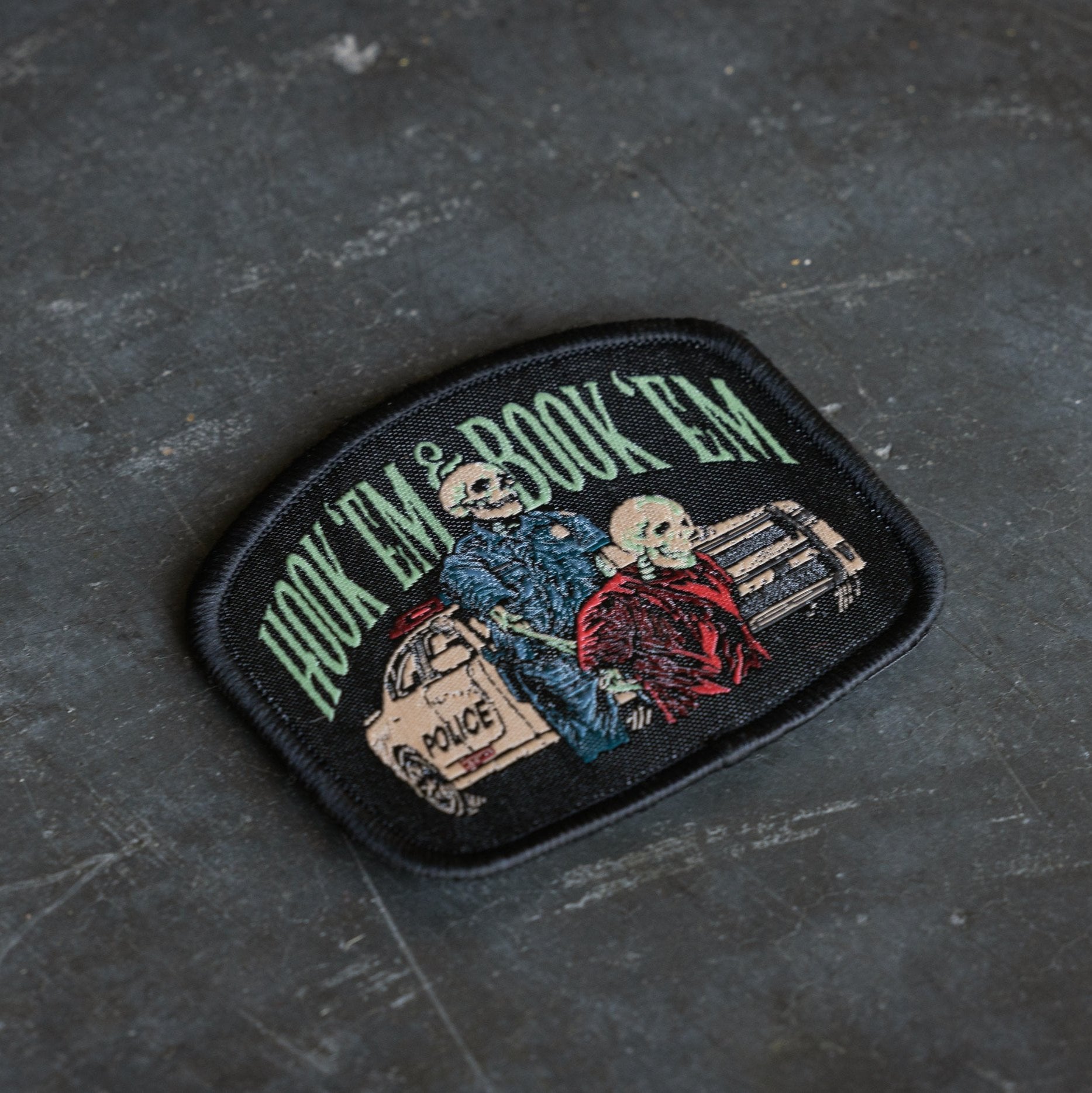Hook 'Em & Book 'Em - Patch