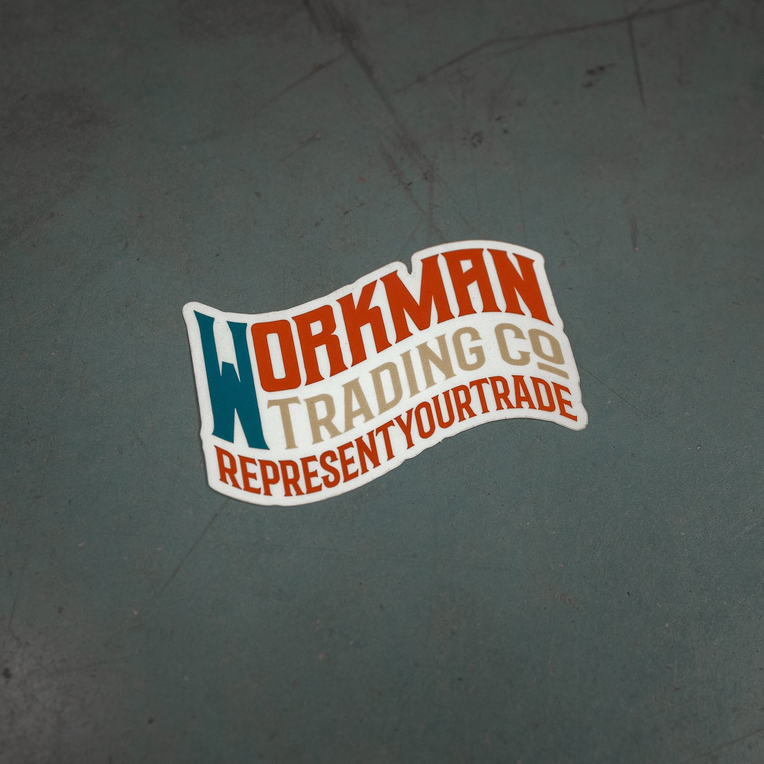 Workman Flag - Sticker