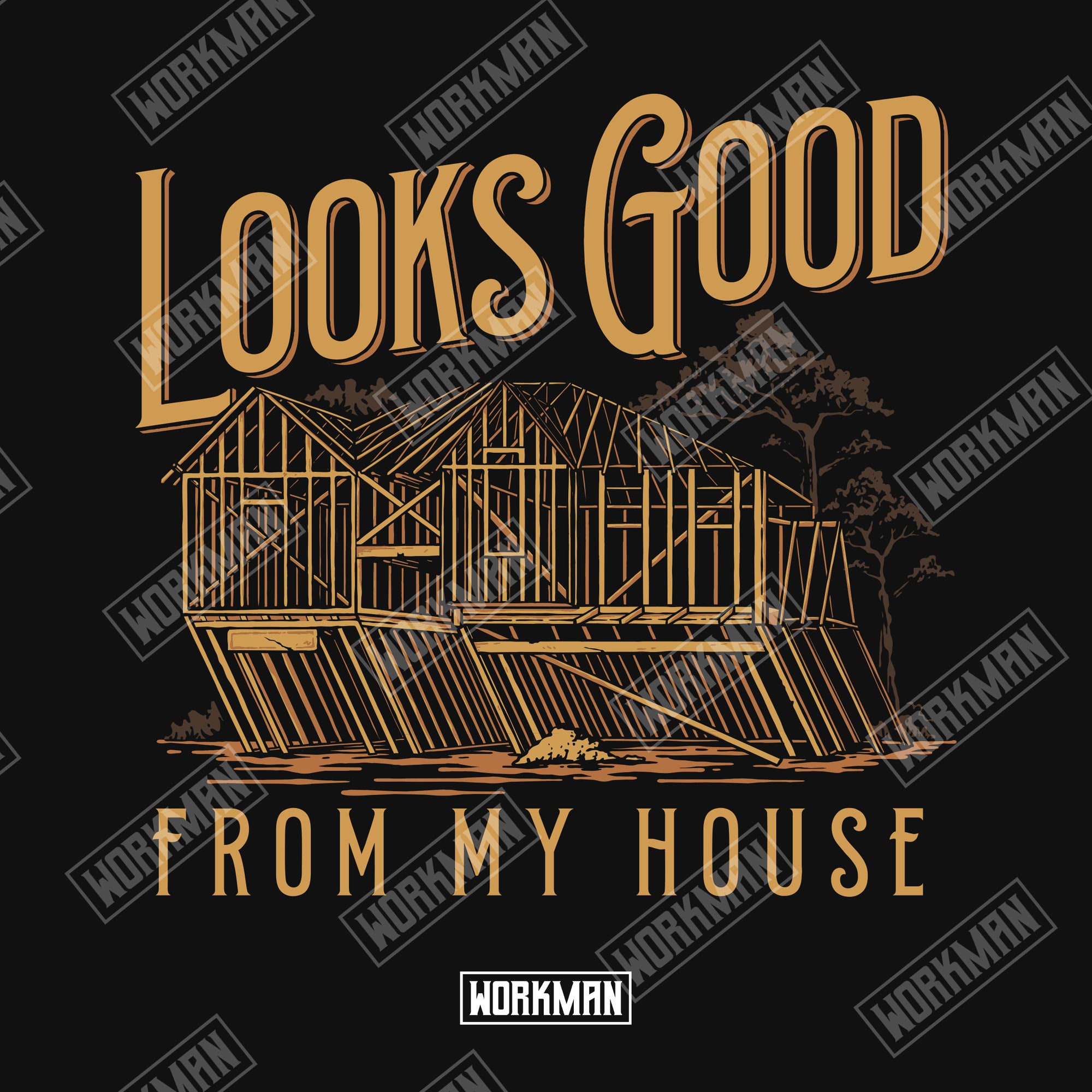 Looks Good From My House - Hoodie