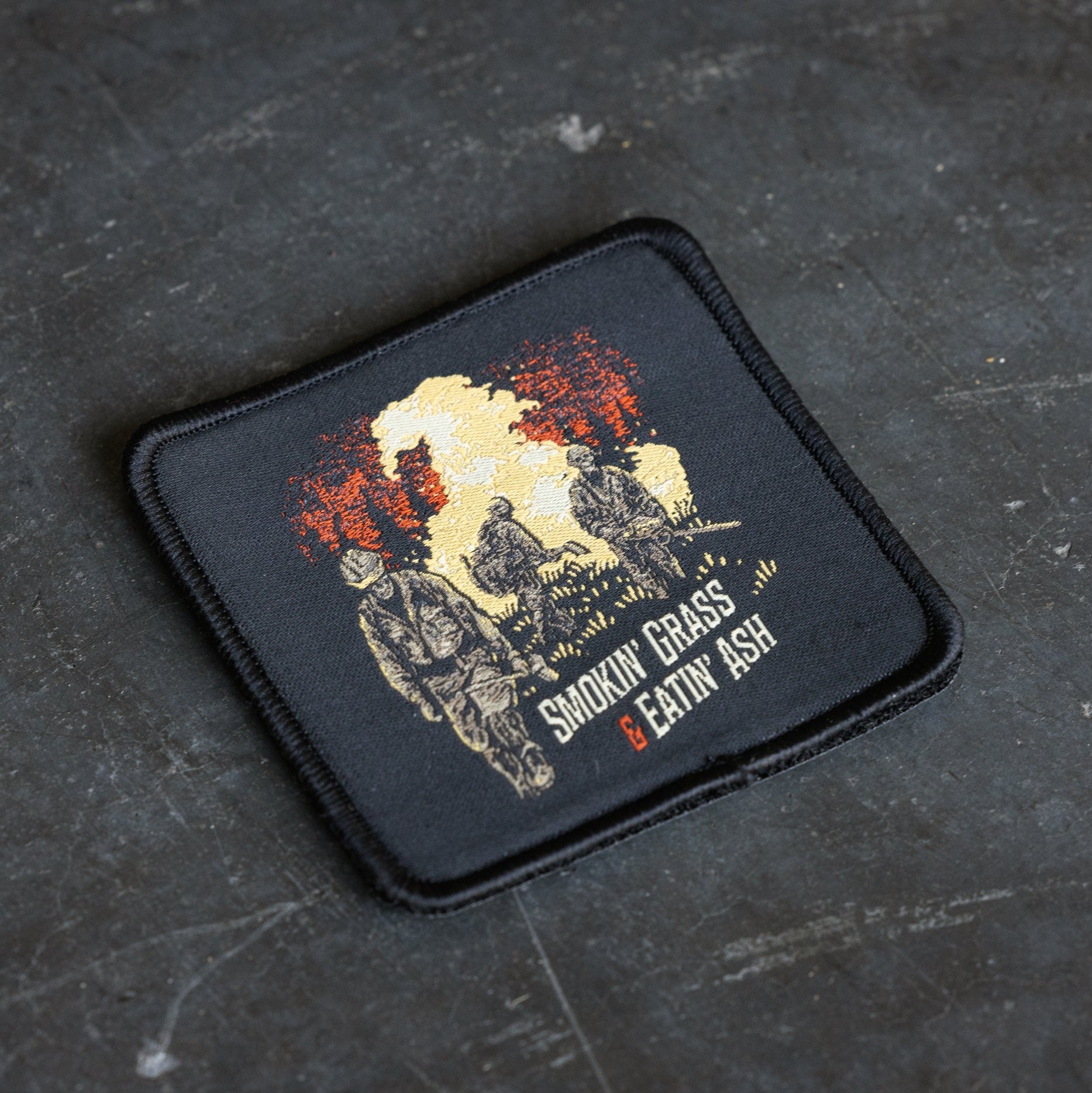 Smokin' Grass & Eatin' Ash - Patch