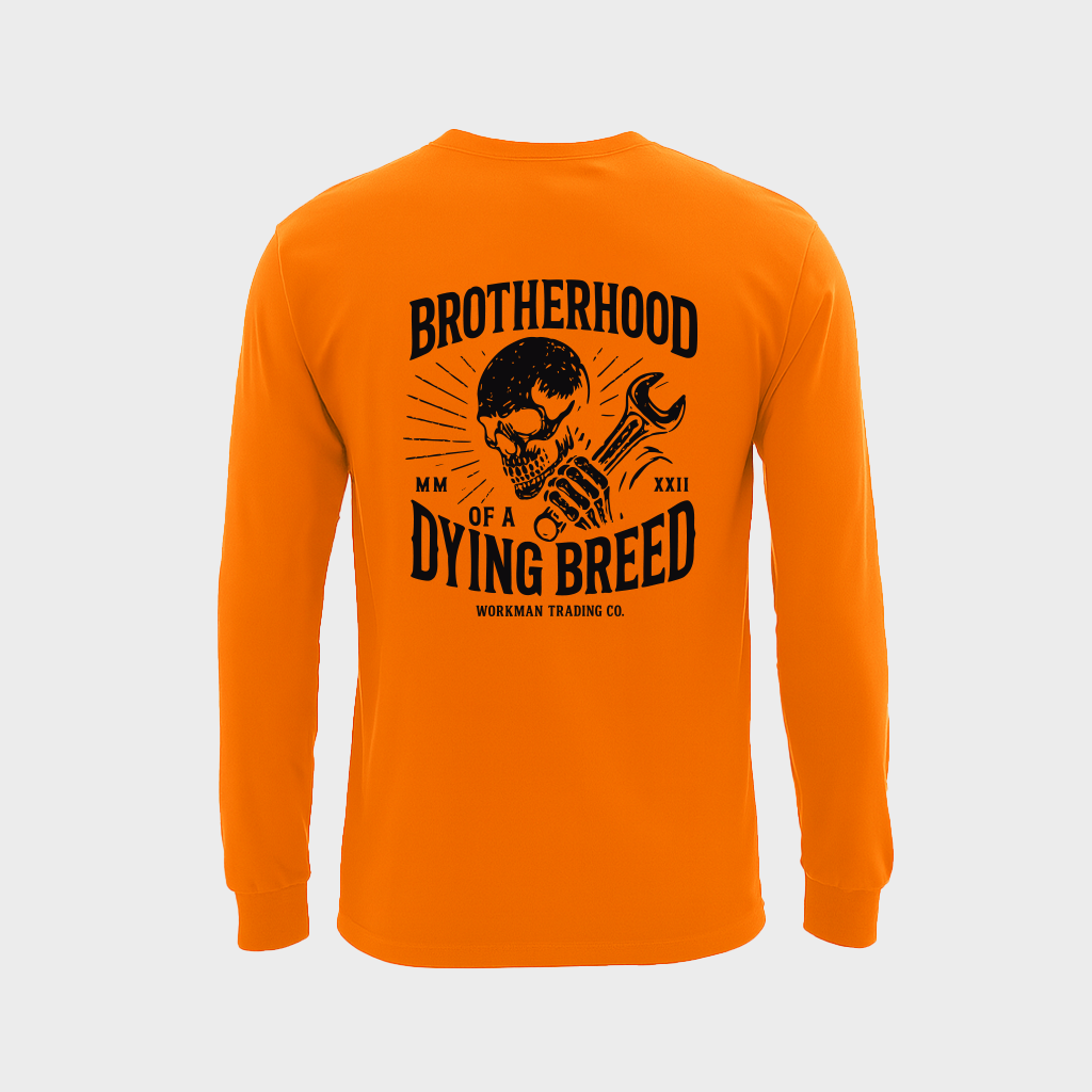 Brotherhood of a Dying Breed - Pocket Long Sleeve (Hi-Vis)