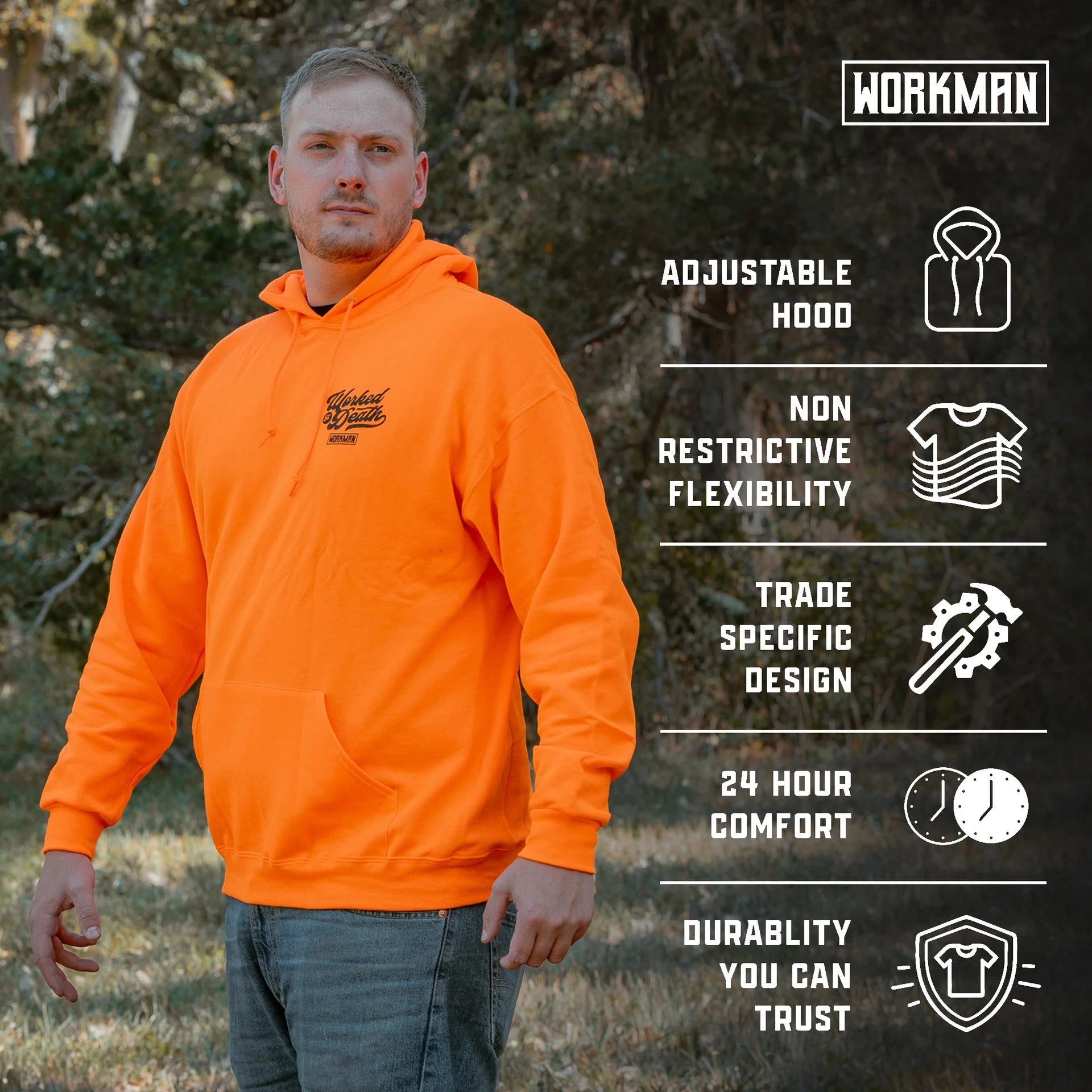 Shake Hands With Danger - Pocket Long Sleeve (Hi-Vis)