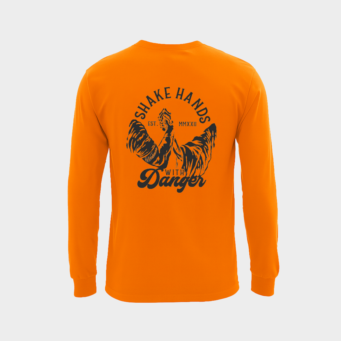 Shake Hands With Danger - Pocket Long Sleeve (Hi-Vis)