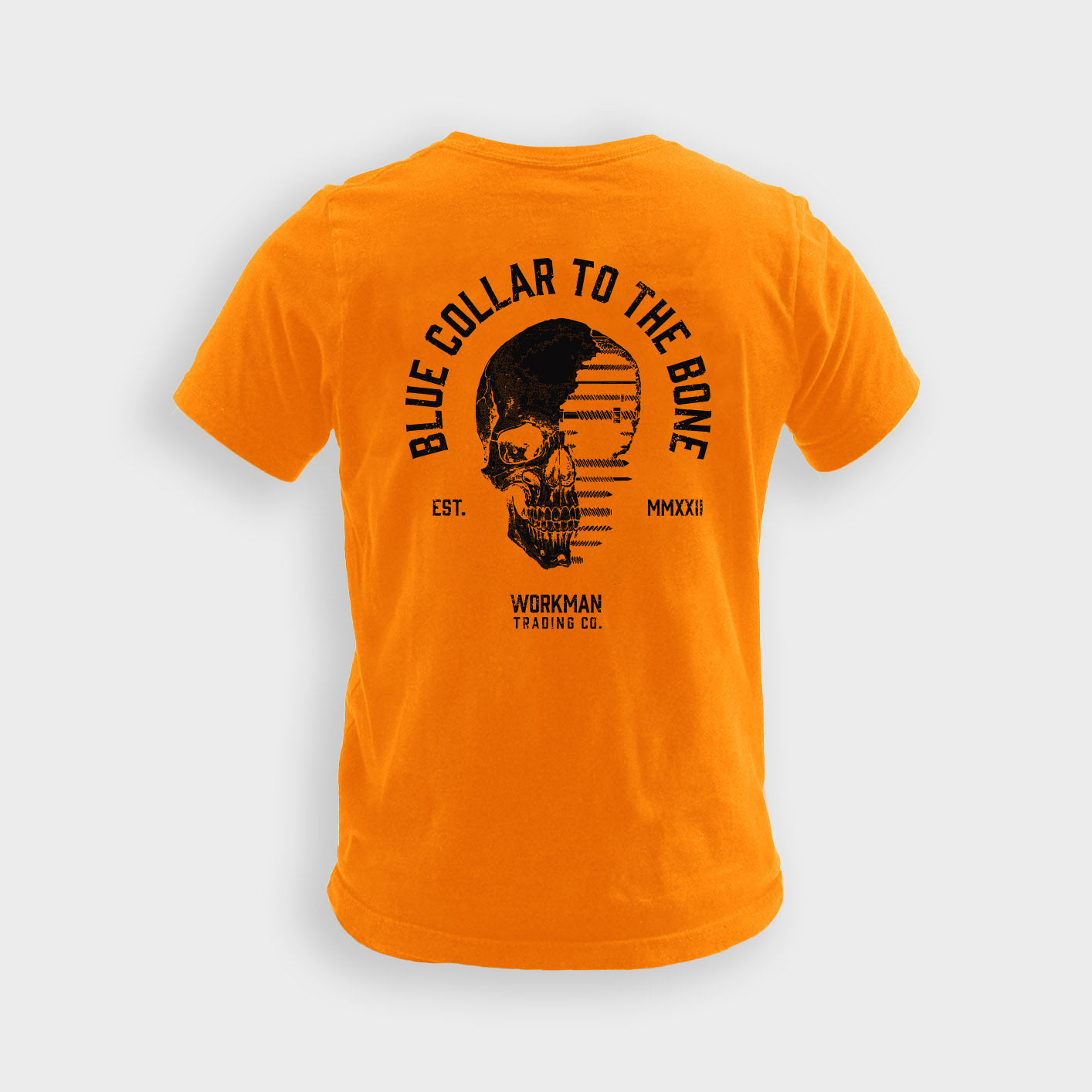 Blue Collar To The Bone - Pocket Tee (Hi-Vis)