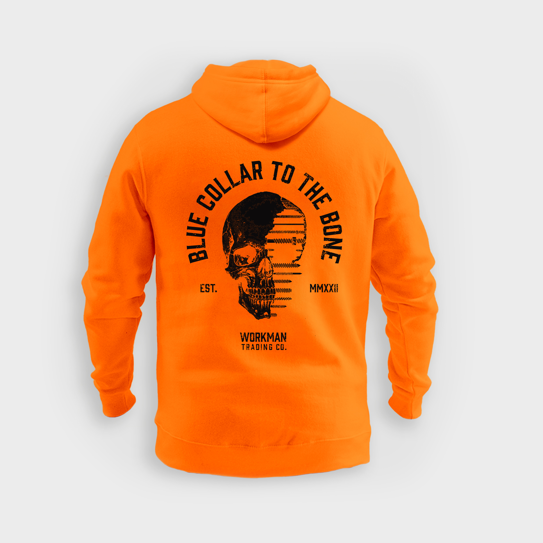 Blue Collar To The Bone - Hoodie (Hi-Vis)