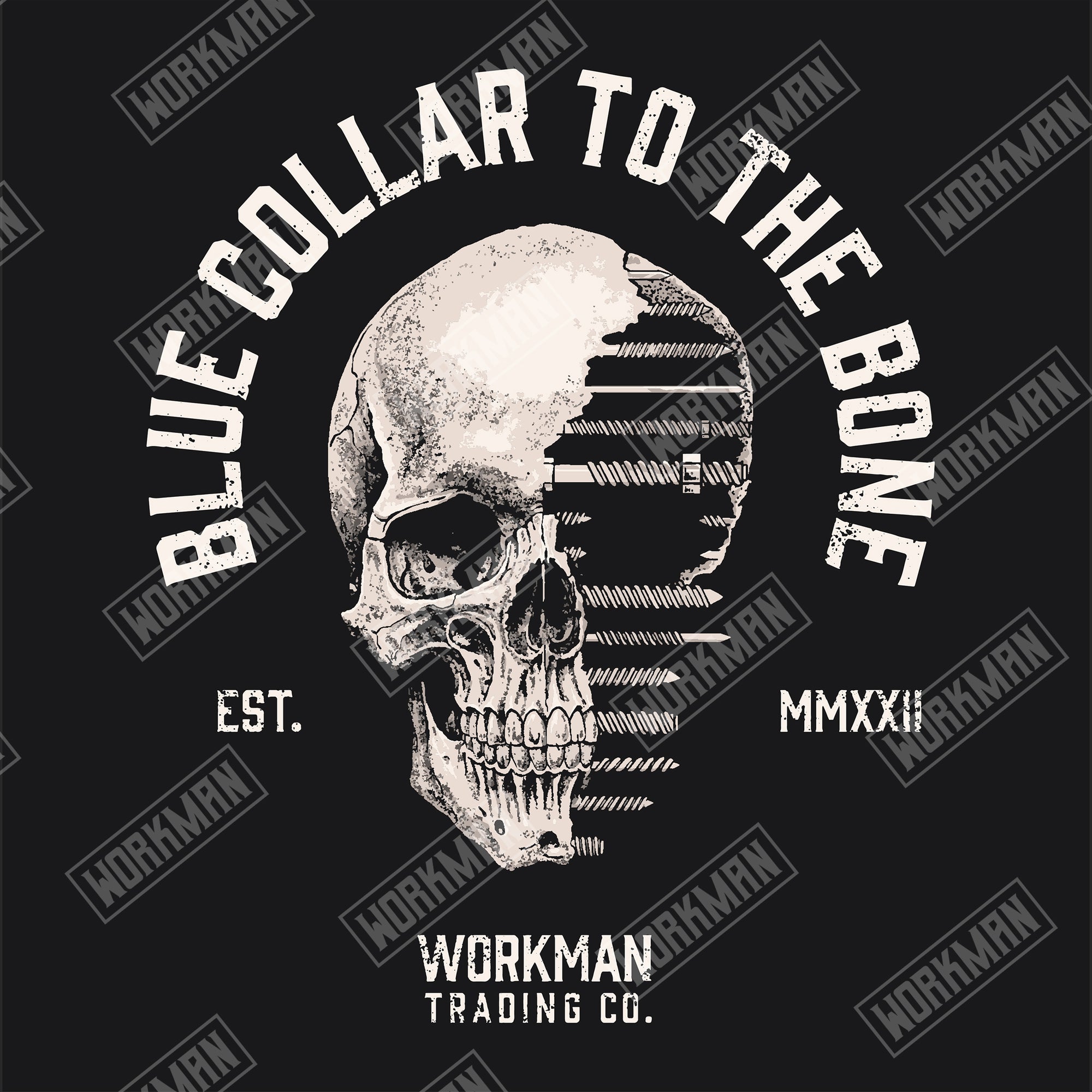 Blue Collar To The Bone - Hoodie