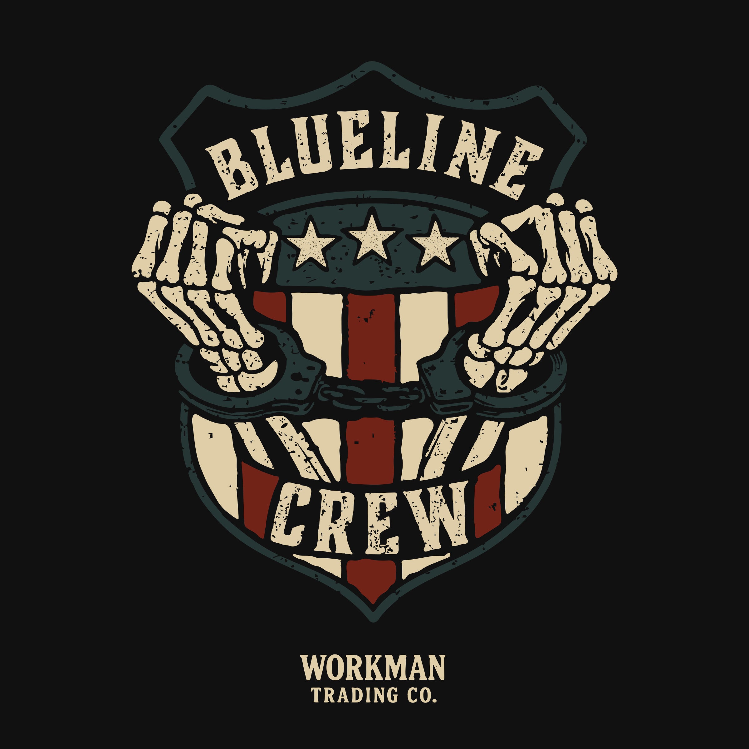 Blue Line Crew - Tee