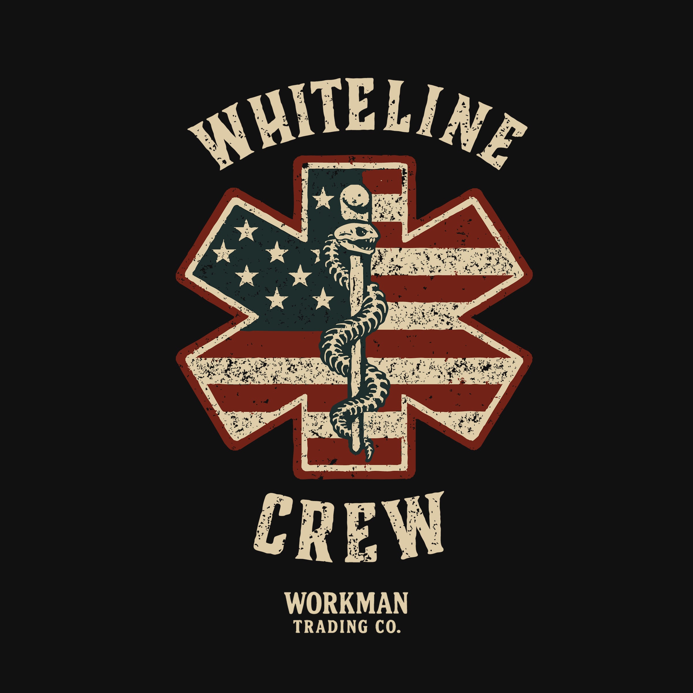 White Line Crew - Tee