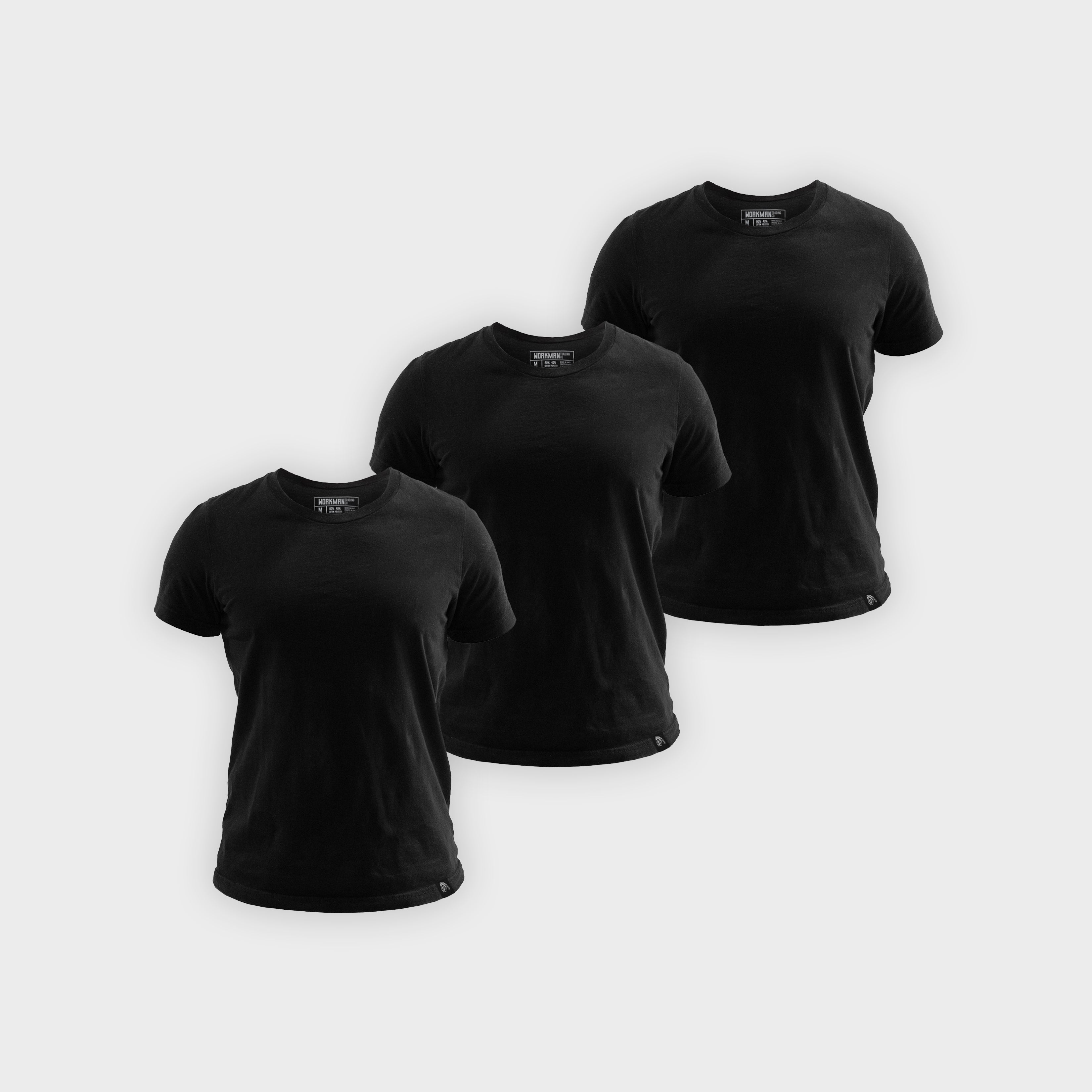 Standard Tee - Black (3-Pack)