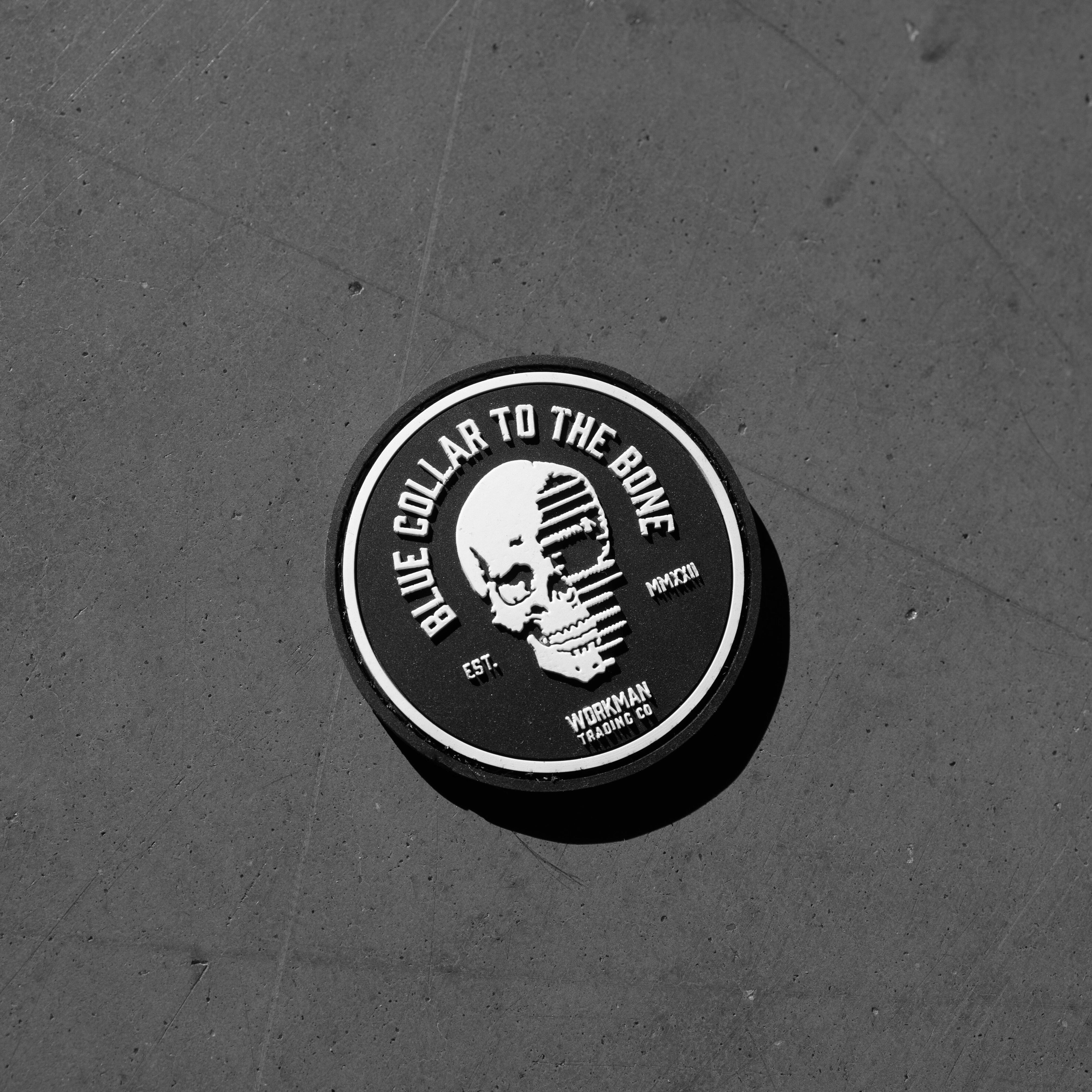 Blue Collar To The Bone - Patch