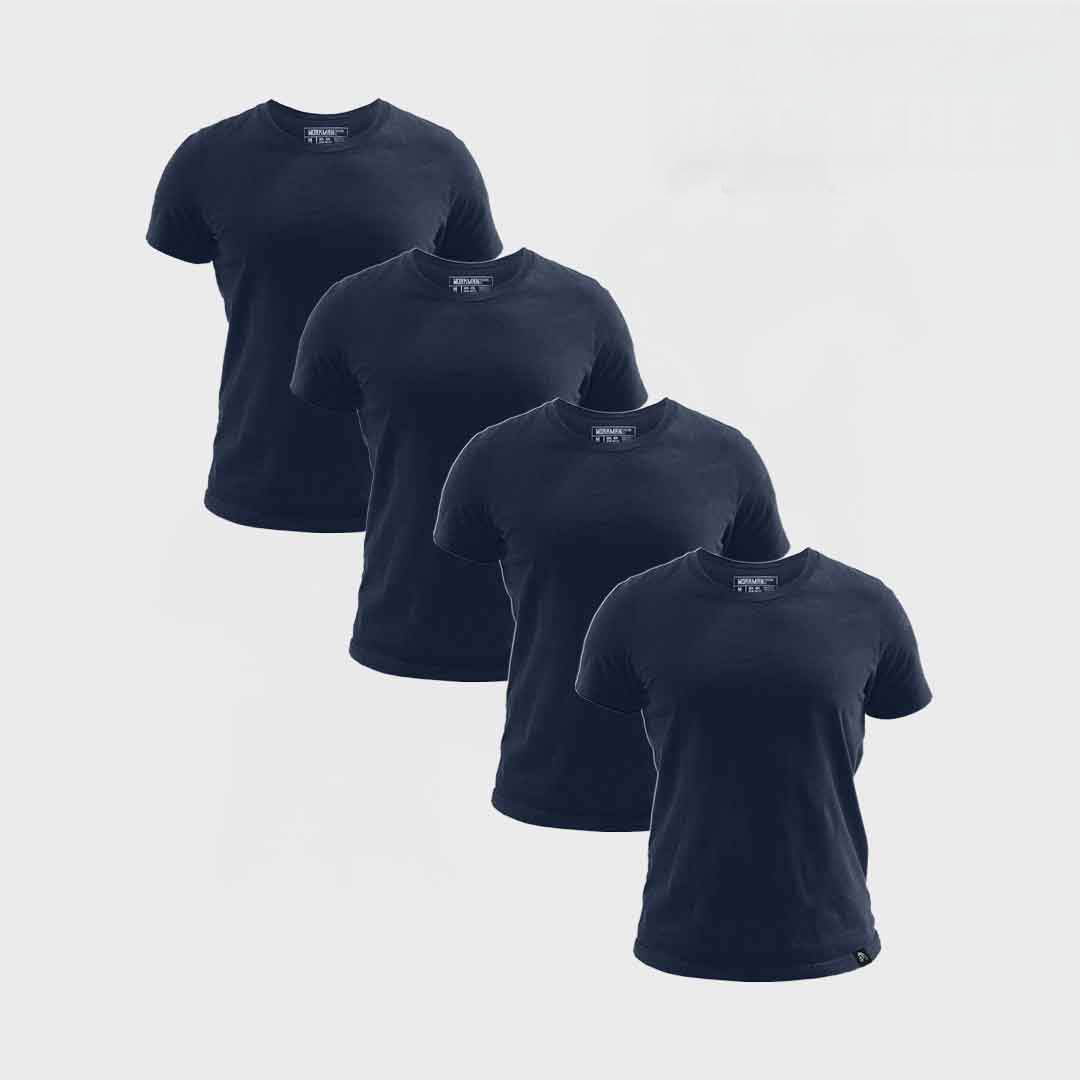 T-shirt front view#navy_