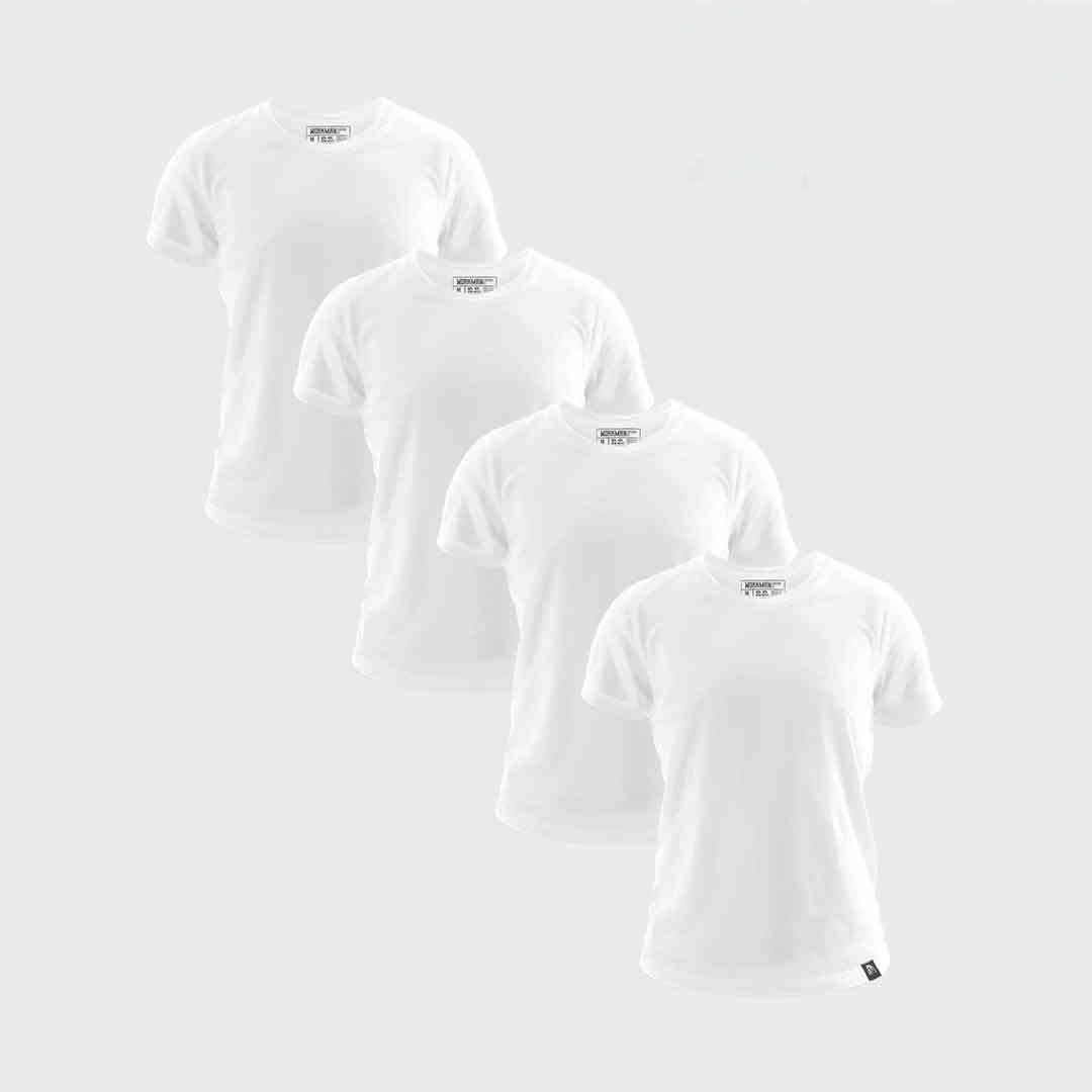 T-shirt front view#white_