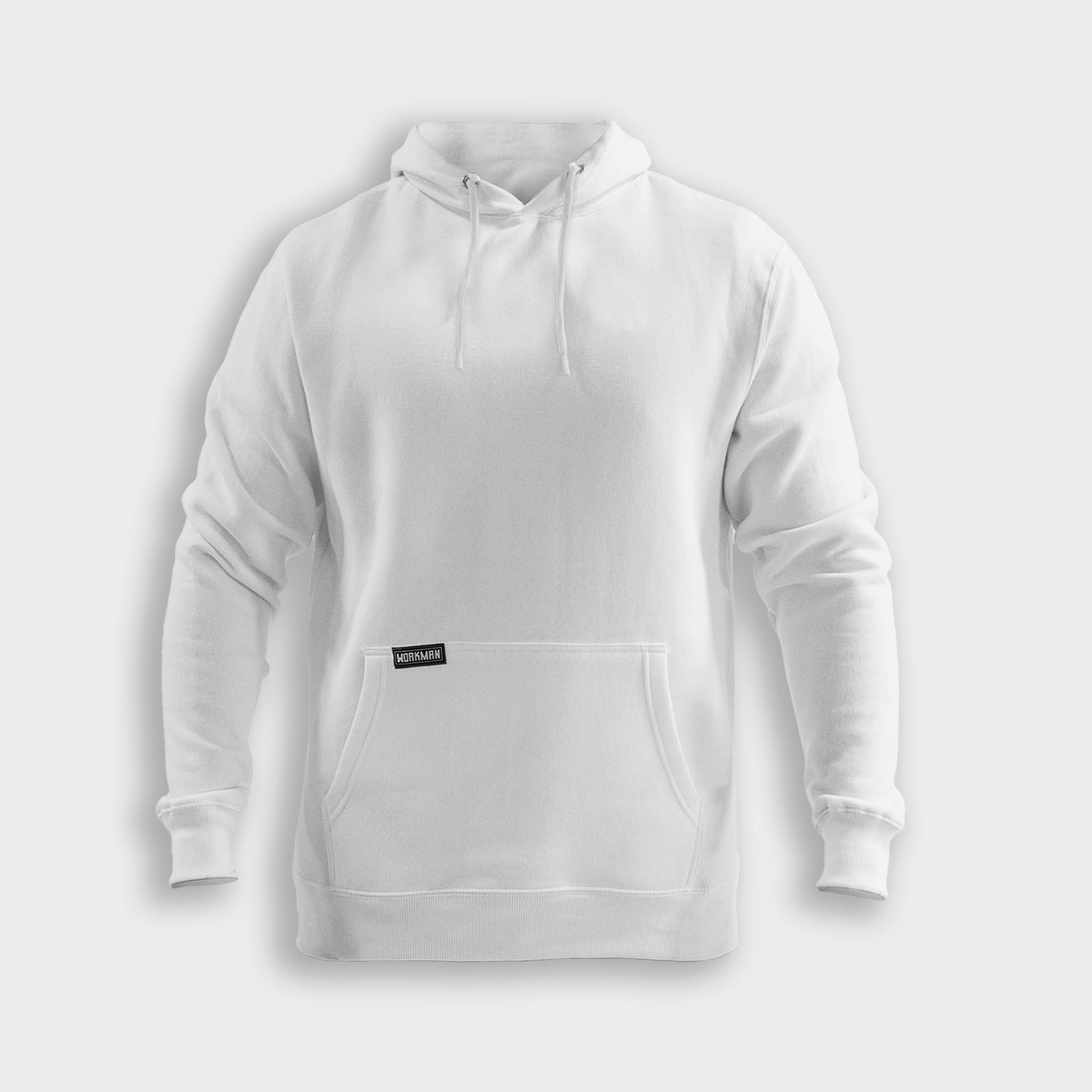 Hoodie front view #white_
