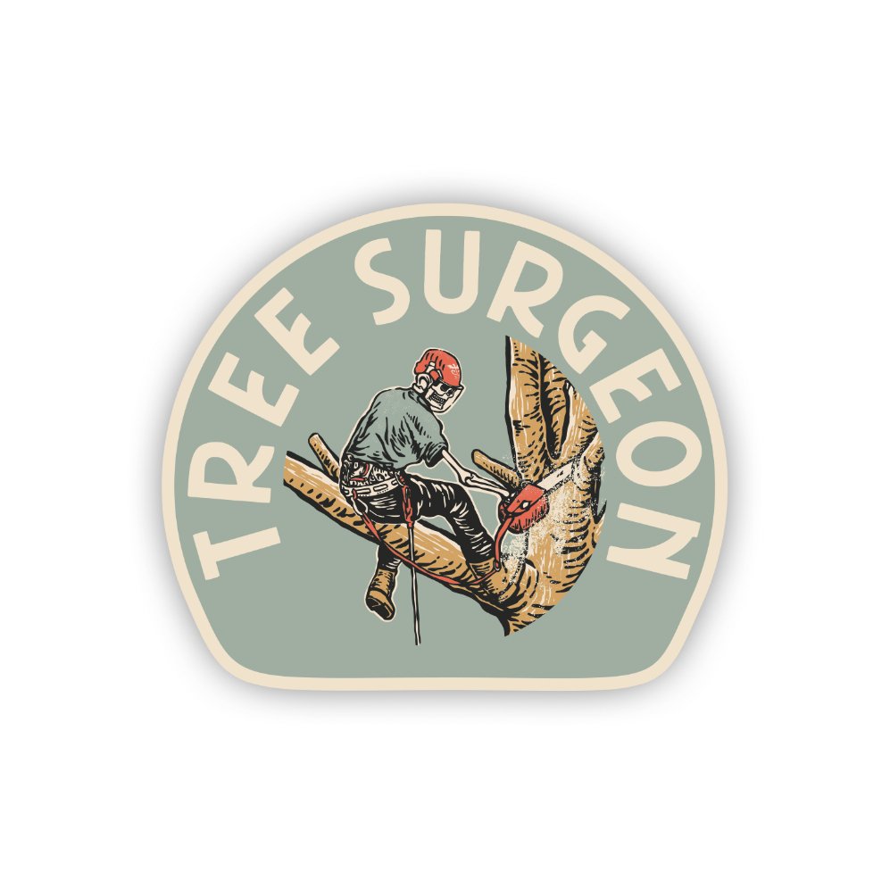 Tree Surgeon - Sticker - Workman Trading Co.
